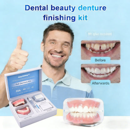 HazyGalaxy™ Custom-Fit Dentures ⏰ ENDS TODAY   70% OFF | Smile with Confidence