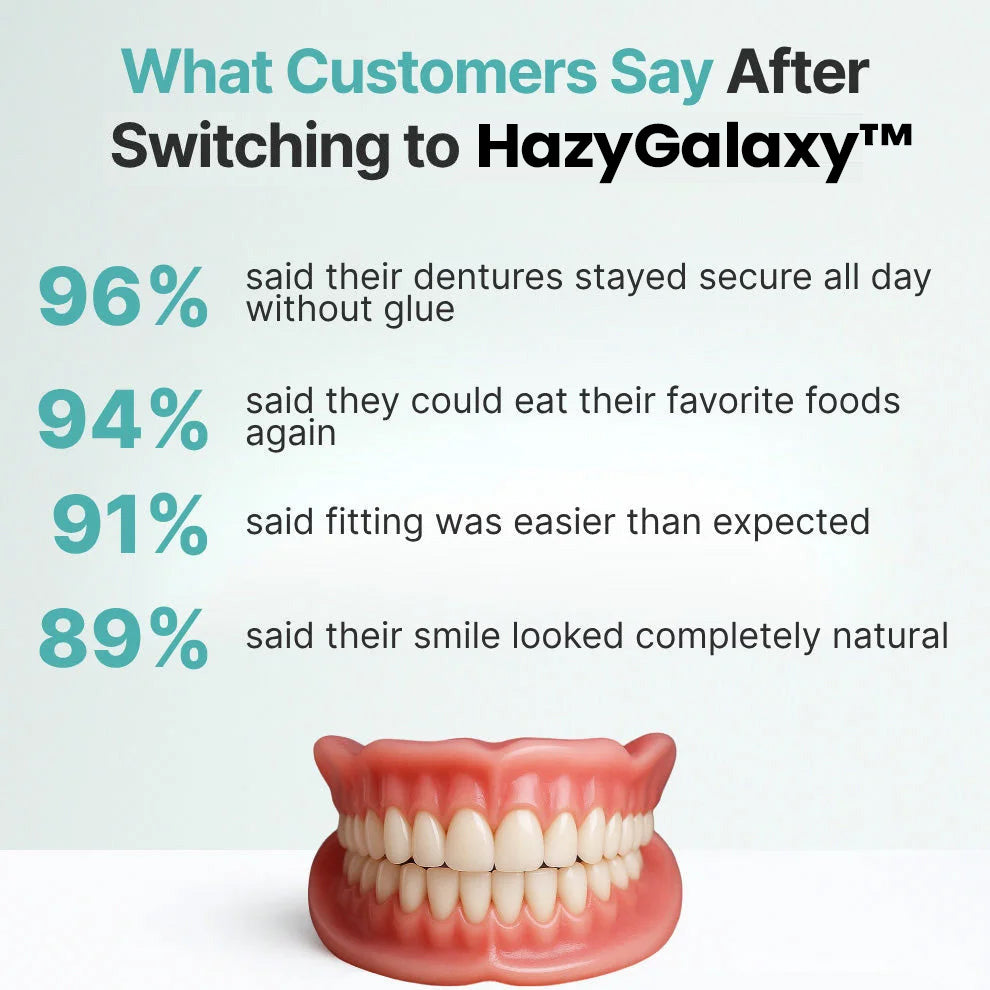 HazyGalaxy™ Custom-Fit Dentures ⏰ ENDS TODAY   70% OFF | Smile with Confidence