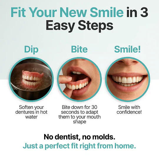 HazyGalaxy™ Custom-Fit Dentures ⏰ ENDS TODAY   70% OFF | Smile with Confidence